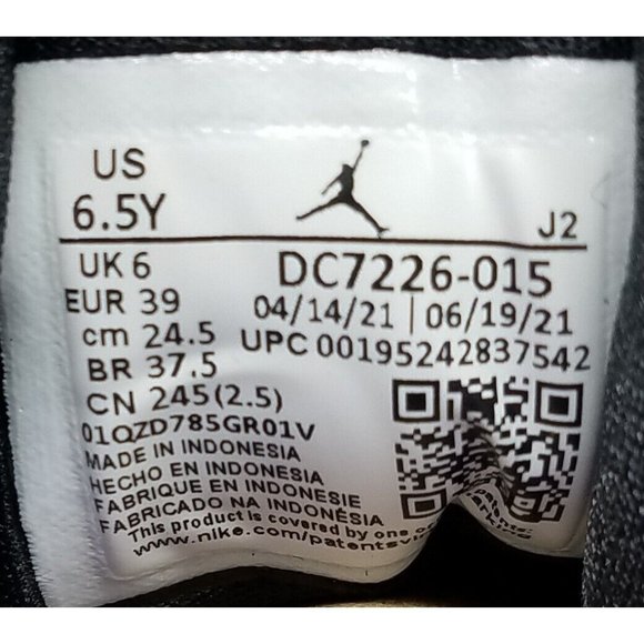 Jordan 1 Mid SE 'Houndstooth' (GS) DC7226-015 - Picture 9 of 10